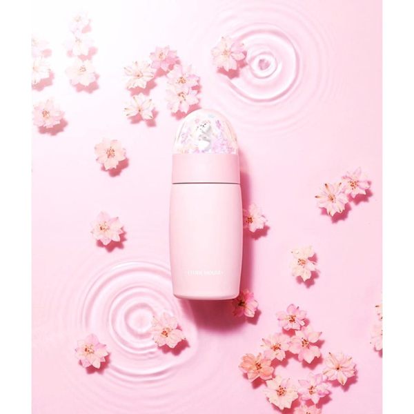 Etude House 櫻花限定 貓咪保溫瓶 300ml 【美日多多】