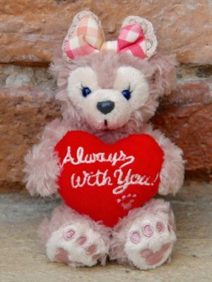 全新日本正品 東京ディズニーシー“スウィート・ダッフィー2017”ぬいぐるみストラップ 2017 情人節限定【雪莉】