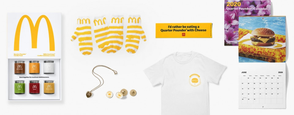 麥當勞 Quarter Pounder Scented Candle Pack，USD $35（約NT.1065）右滑圖片～看更多介紹！