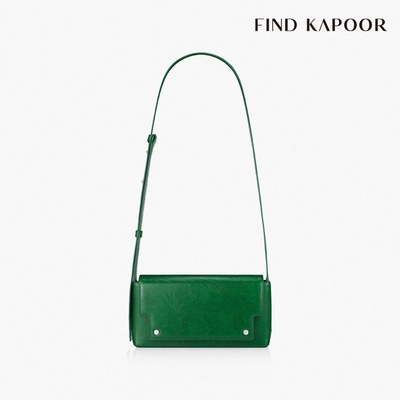 FIND KAPOOR MARC 26 褶紋系列 翻蓋斜背方包- 綠色