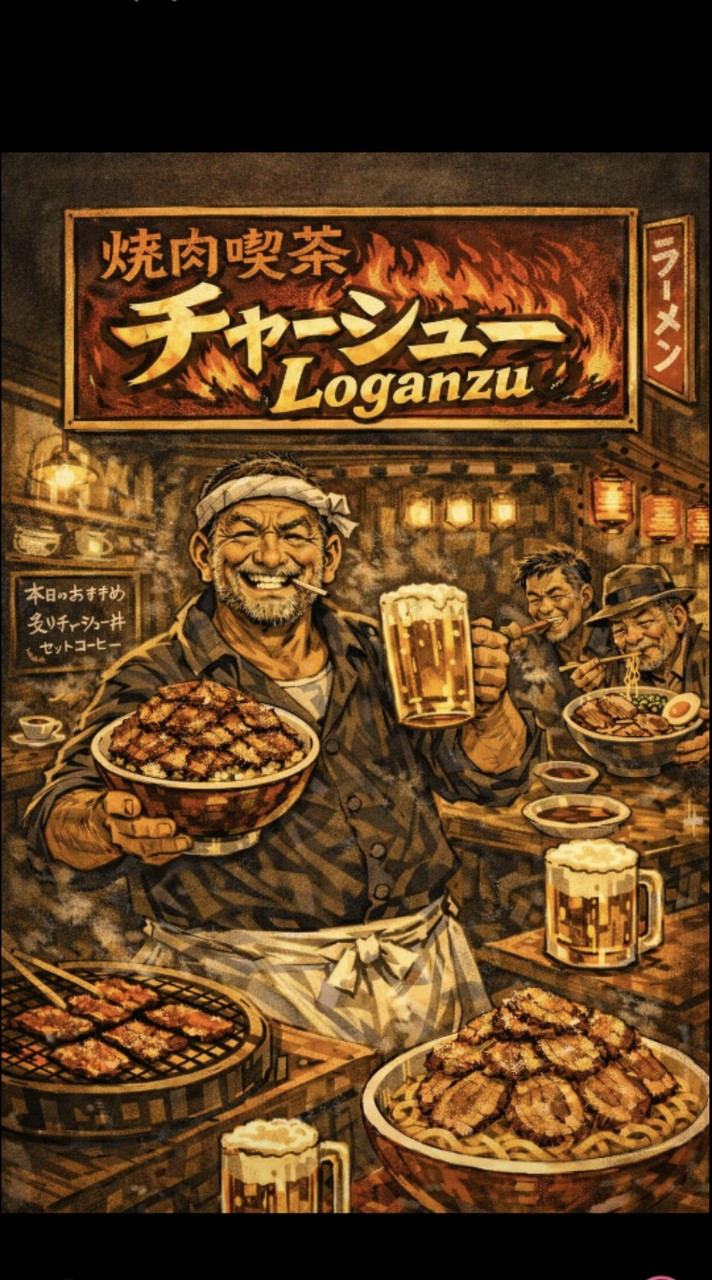 40代50代60代‼️焼肉喫茶チャーシューLO-GANZU😇