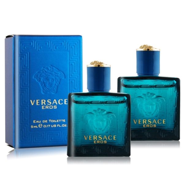 Versace Eros 艾諾斯情緣男性淡香水(5ml)X2 EDT-國際版