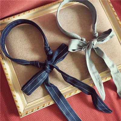 ★此款為預購商品，出貨日預計7-10個工作天，若有合併現貨訂單，將一併出貨，謝謝！ 商品詳細說明 髮飾分類: 髮箍 髮帶 髮飾 顏色分類: 深色條紋 材質: 布 貨號: 牛仔髮帶 風格: 日韓 **作