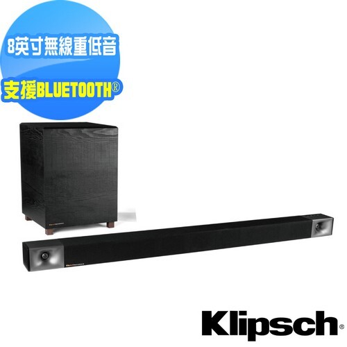 美國klipsch環繞式藍牙家庭劇院組 bar 40 簡易安裝和播放設置 dolby audior解碼 6.5英寸無線重低音 支援bluetoothr無線技術 bar 40 使用klipsch專利號角