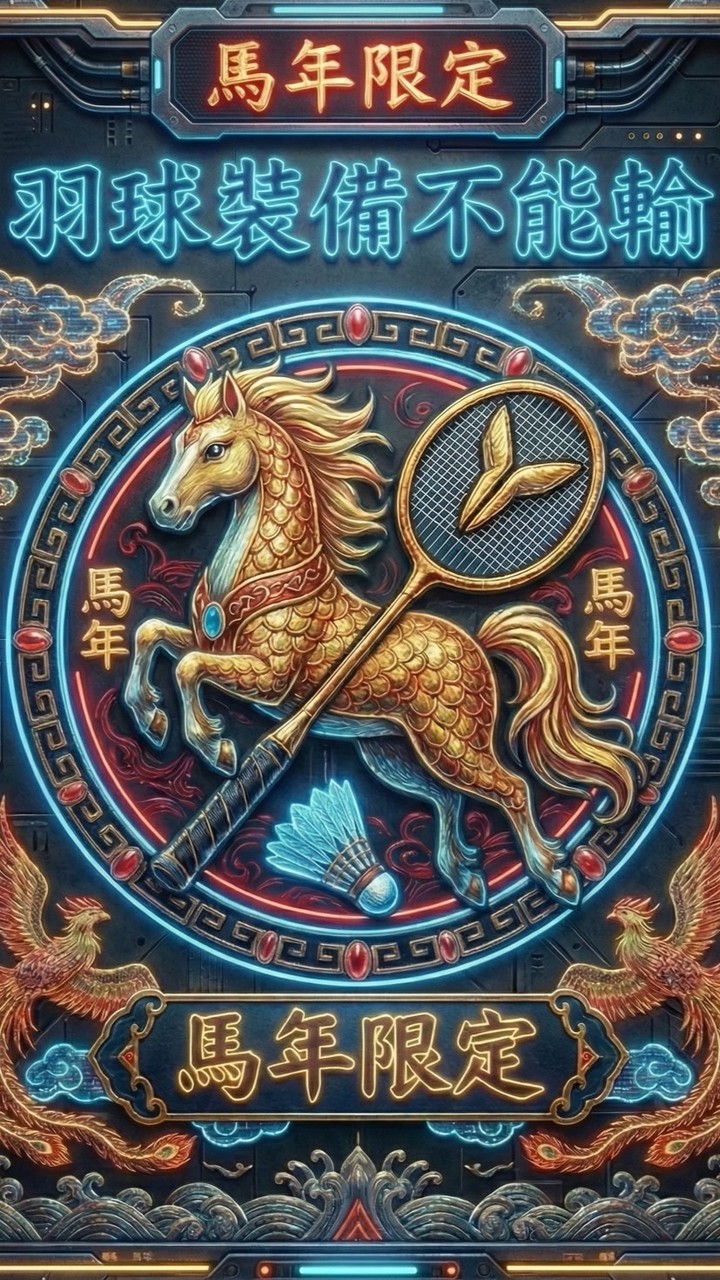 羽球裝備不能輸