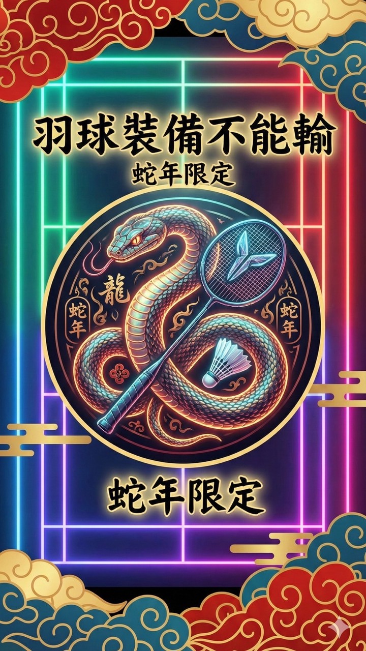 羽球裝備不能輸