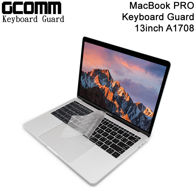 ● 內附 GCOMM ScreenCleanPRO 超音波抗靜電超細纖維清潔布● MacBook Pro 13吋 (適用於2016年 No Touch Bar 機款 A1708)● 鍵盤的每個按鍵位置