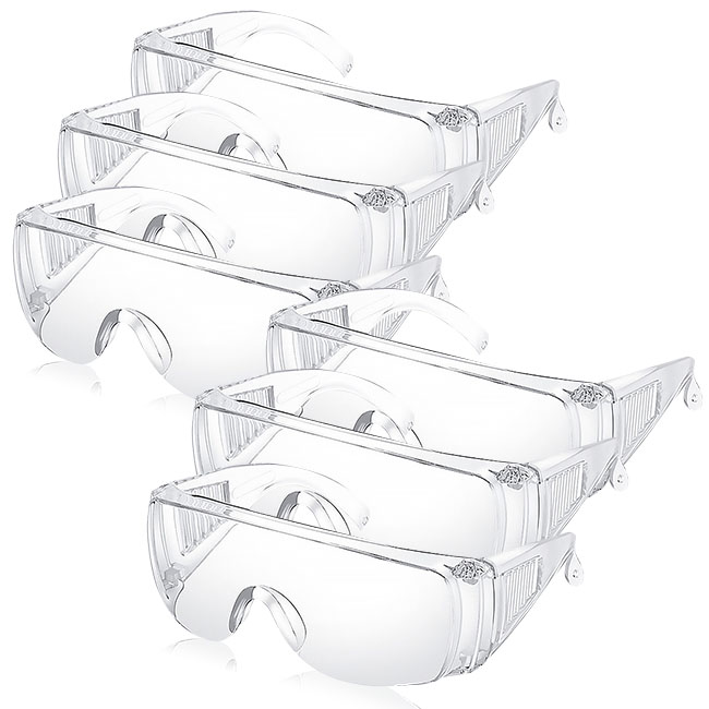 OPretty 歐沛媞 防護護目鏡(16cmX5.5cmX14cm)X6-防霧防撞 防飛沫 防塵防風眼鏡