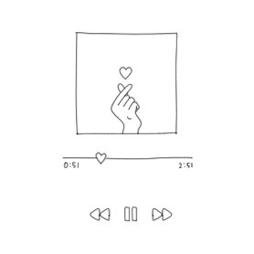 韓国語♡モノトーン