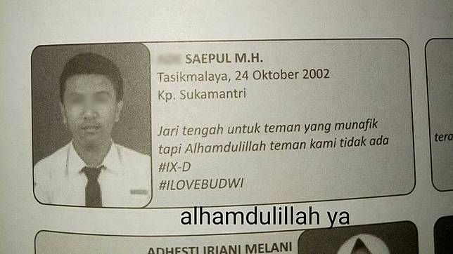 15 Quote Kocak Siswa Smp Di Buku Kenangan Bikin Susah Mingkem