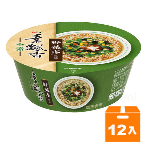 維力素飄香野菜多風味麵85g(12碗)/箱【康鄰超市】