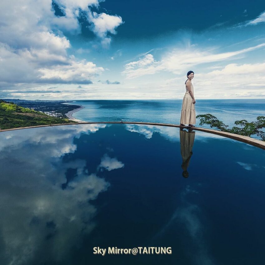 太麻里景點,華源海灣天空之鏡