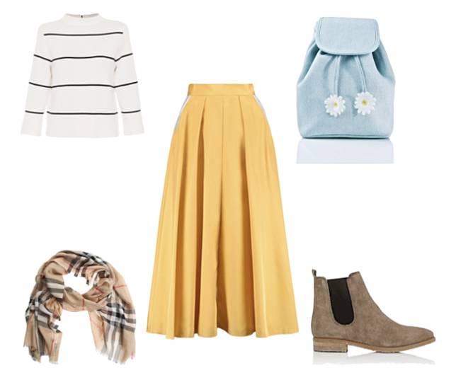 6 Cara Mix and Match Pleated Skirt yang Lagi Trend