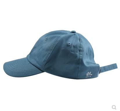 鴨舌帽棒球帽顯白藍色ulzzang鴨舌帽男女ins潮復古遮陽帽子 玩趣3C