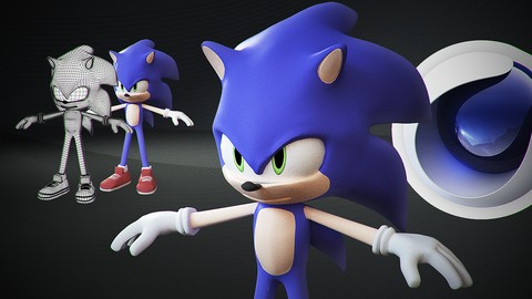 Aprenda a criar do Zero o Sonic em 3D e a criar qualquer tipo de Personagem ou Mascotes em 3D.