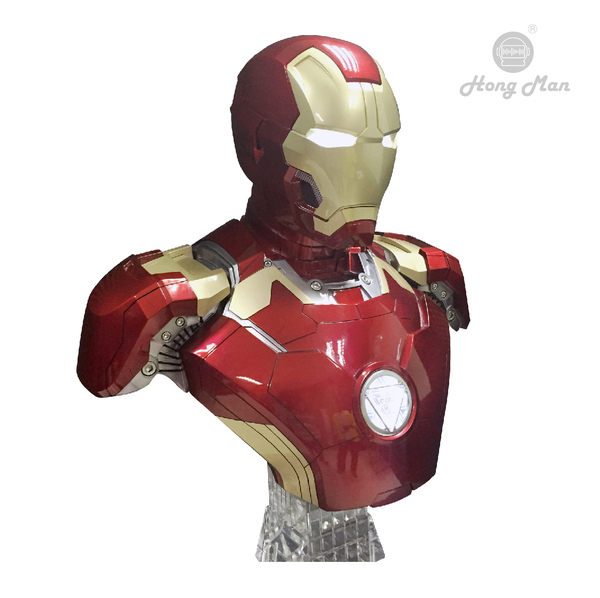 《新竹推薦音響店》預約訂做限量款漫威英雄系列 ╮鋼鐵人Mark43 BUST半身胸像1:1藍牙喇叭