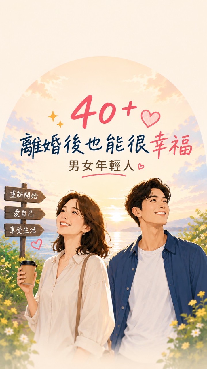 ❤️40+離婚/單親/單身一起來瘋癲💖