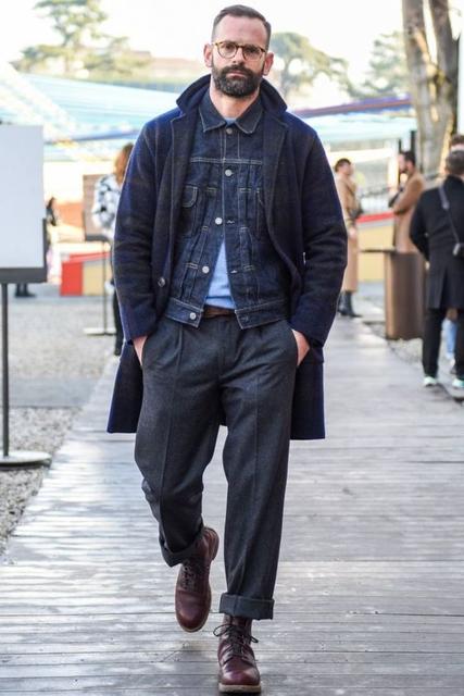 秋冬必學！型男「牛仔外套」層次穿搭5招，無畏寒冷氣候展現帥氣男人味！ 