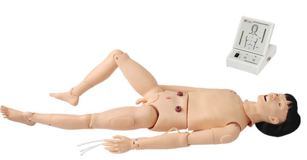 高級成人護理及CPR模型人心肺復蘇急救操作護理訓練模擬人體模型