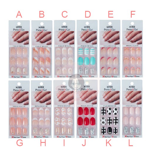 KISS New York-指甲貼片(多種款式可選擇)【醫妝世家】