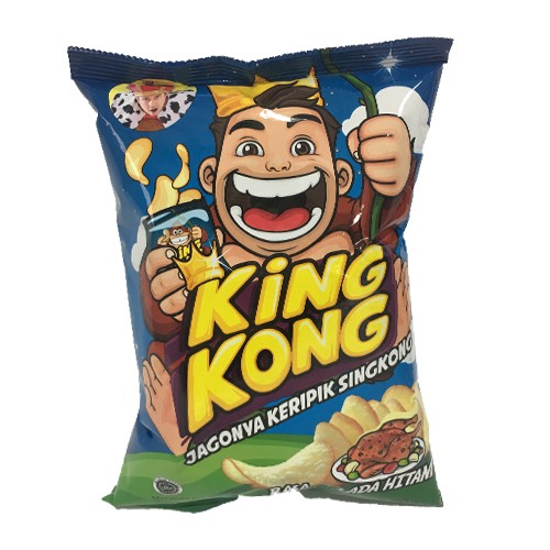 KING KONG薯片金剛-黑胡椒雞汁60g【愛買】