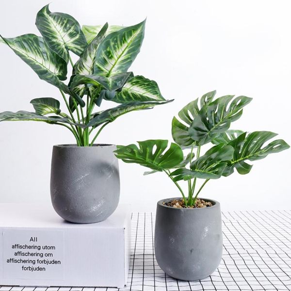 創意仿真植物小盆栽盆景室內辦公桌綠植擺件房間家居飾品裝飾擺設 HM 居家物語