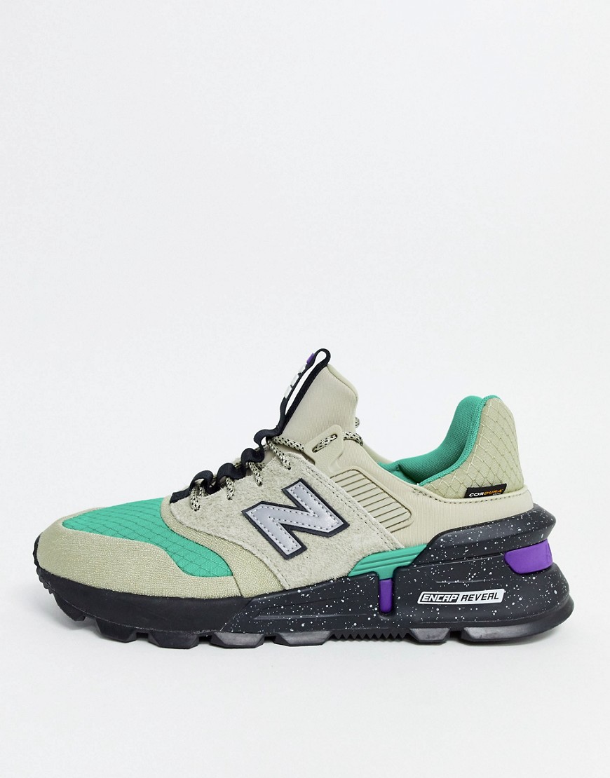 Trainers by New Balance Supplier code: MS997SB Reshuffle your trainer rotation Lace-up design Pull t