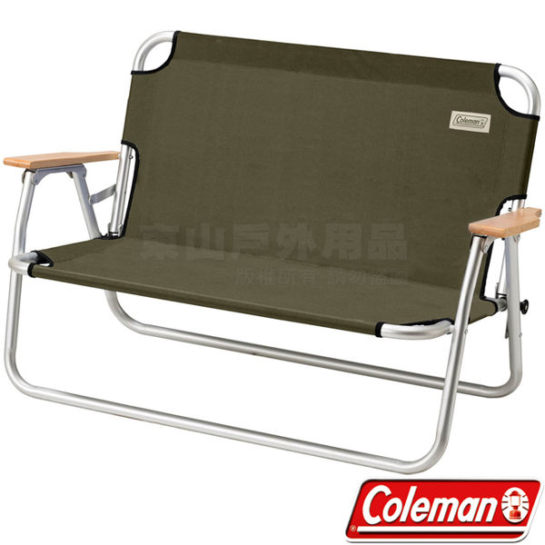 Coleman CM-33807 輕鬆折疊長椅 雙人休閒椅/戶外導演椅/情人折合椅/野餐露營椅/低腳椅 公司貨