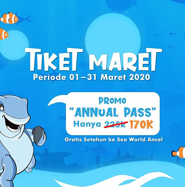 Ancol Promo Sea World Annual Pass 170k Taman Impian Jaya Ancol Line Today