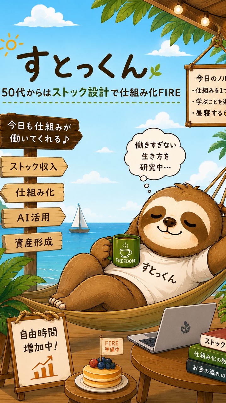 50代からのストック設計で人生を楽しむ