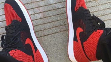 名人實著 / 饒舌歌手 Fabolous 著用曝光 Air Jordan 1 Flyknit 黑紅樣式