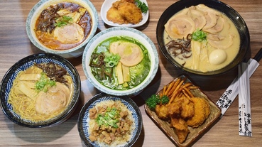 【台中西屯區美食】麵屋虎徹-青龍，各式拉麵樣式多，叉燒飯、炸物、飲品通通有！