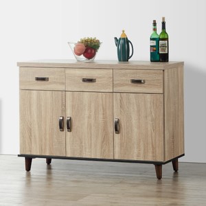 全木心板，鋼珠滑軌，5mm厚底板。 表面耐磨塗裝，抽牆實木。 造型手把+實木圓形腳座。