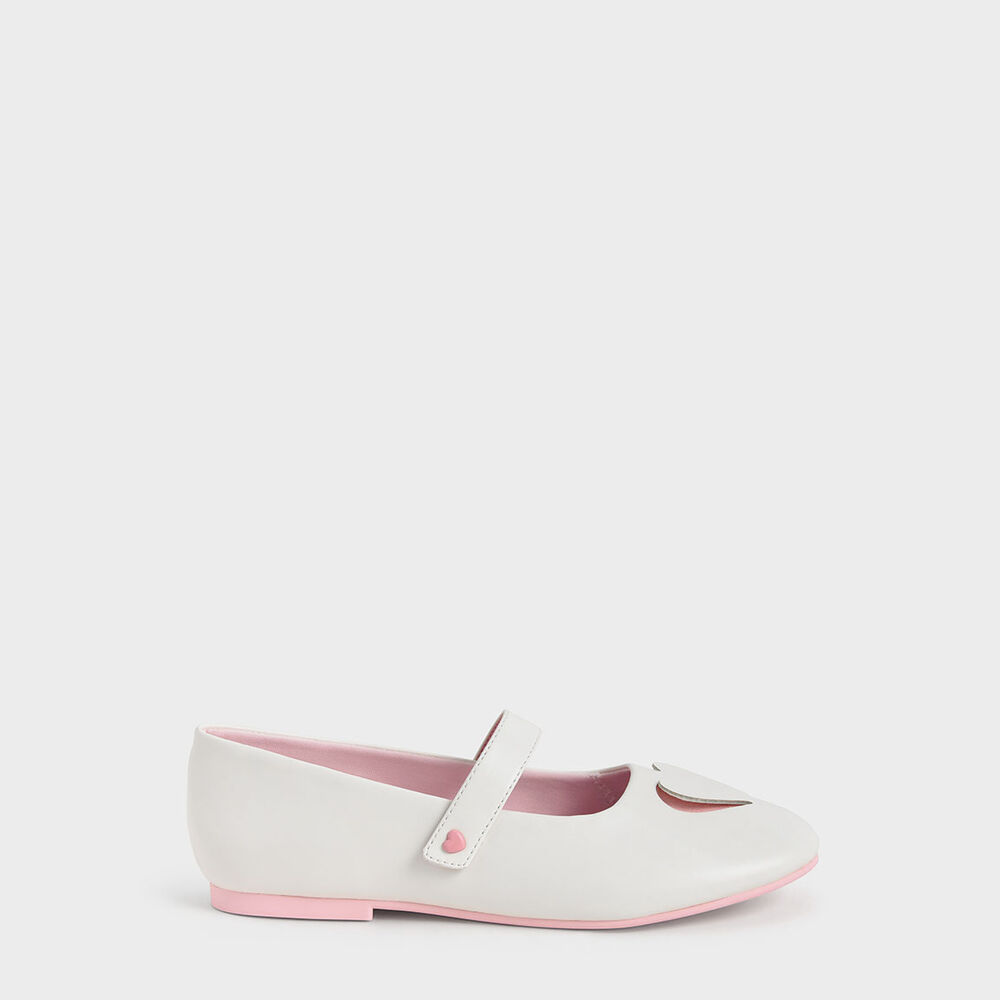 情人節限定：心型平底瑪莉珍鞋