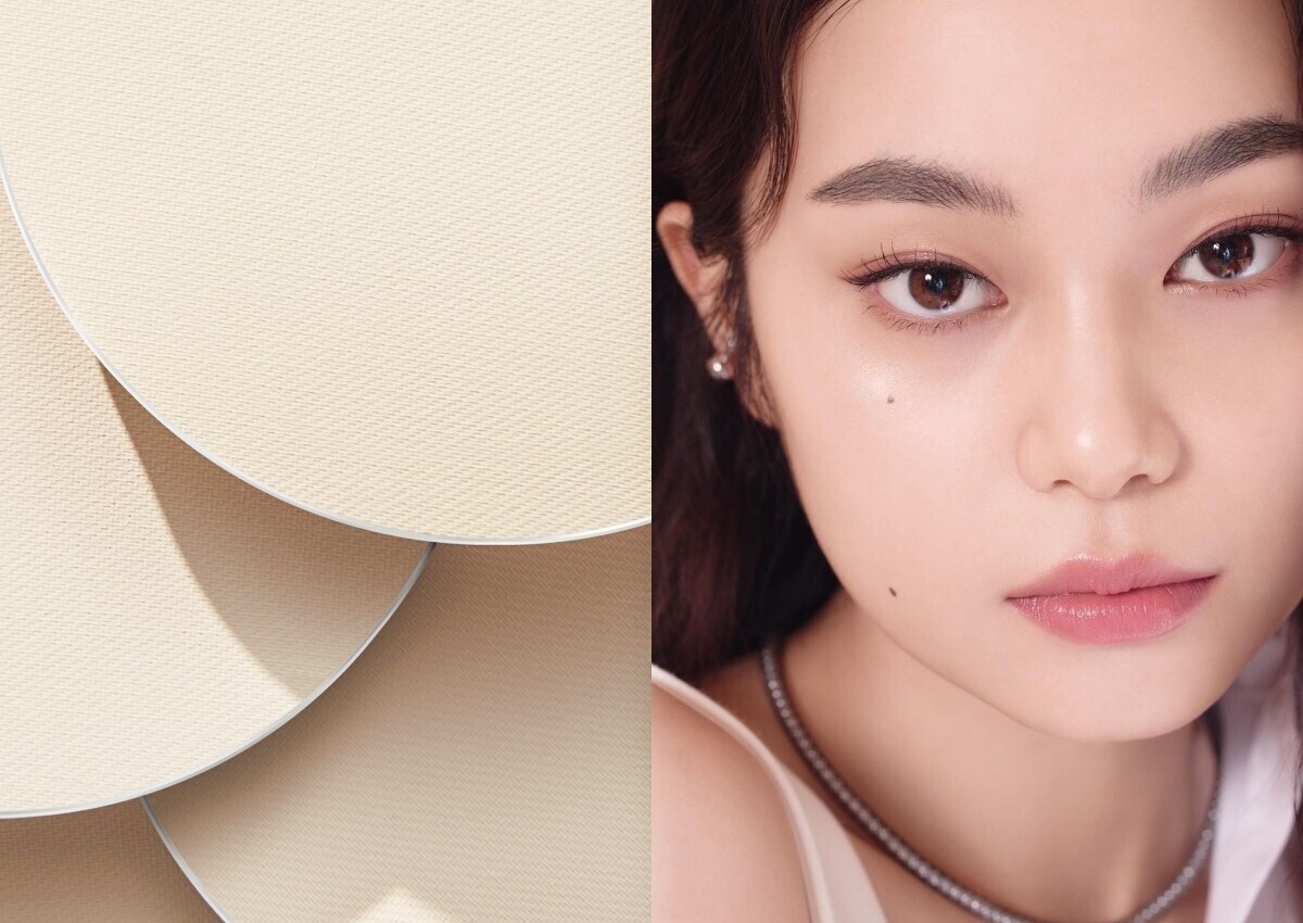 裸妝感定妝技巧，不乾澀更持久薄透