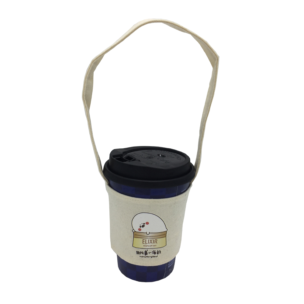 SPRING-無所事事小海豹ELIXIR聯名帆布杯套