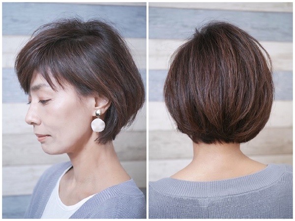50代ヘア 若見せボブ ミディアムが人気 何歳でも女っぽく ハルメク365