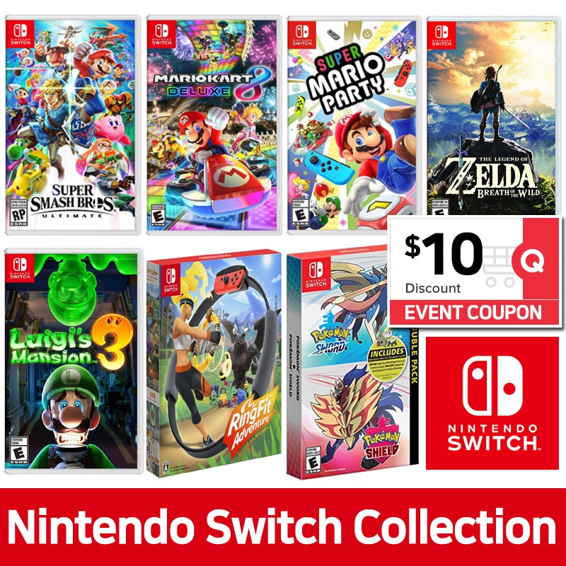 [Nintendo Switch] Nintendo Game BEST Collection ★ SUPER SMASH / POKEMON / SUPER MARIO / ZELDA