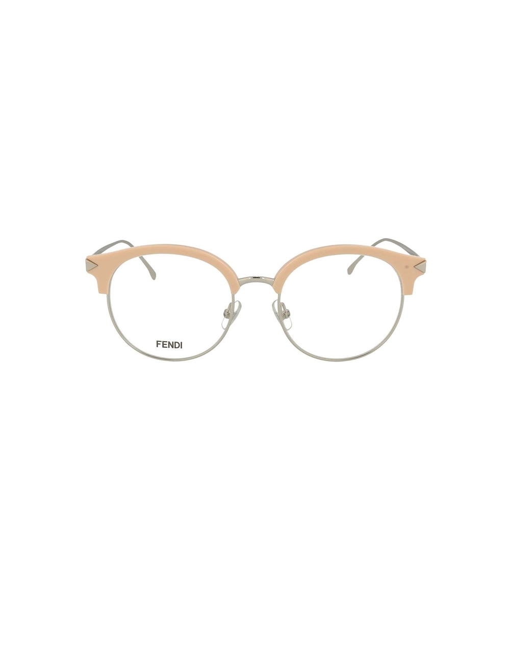 芬迪眼鏡，金屬50％，醋酸鹽50％，粉紅色，鏡片5厘米，鏡橋1.8厘米，臂部14厘米，SS20，產品代碼FF0165V5N18