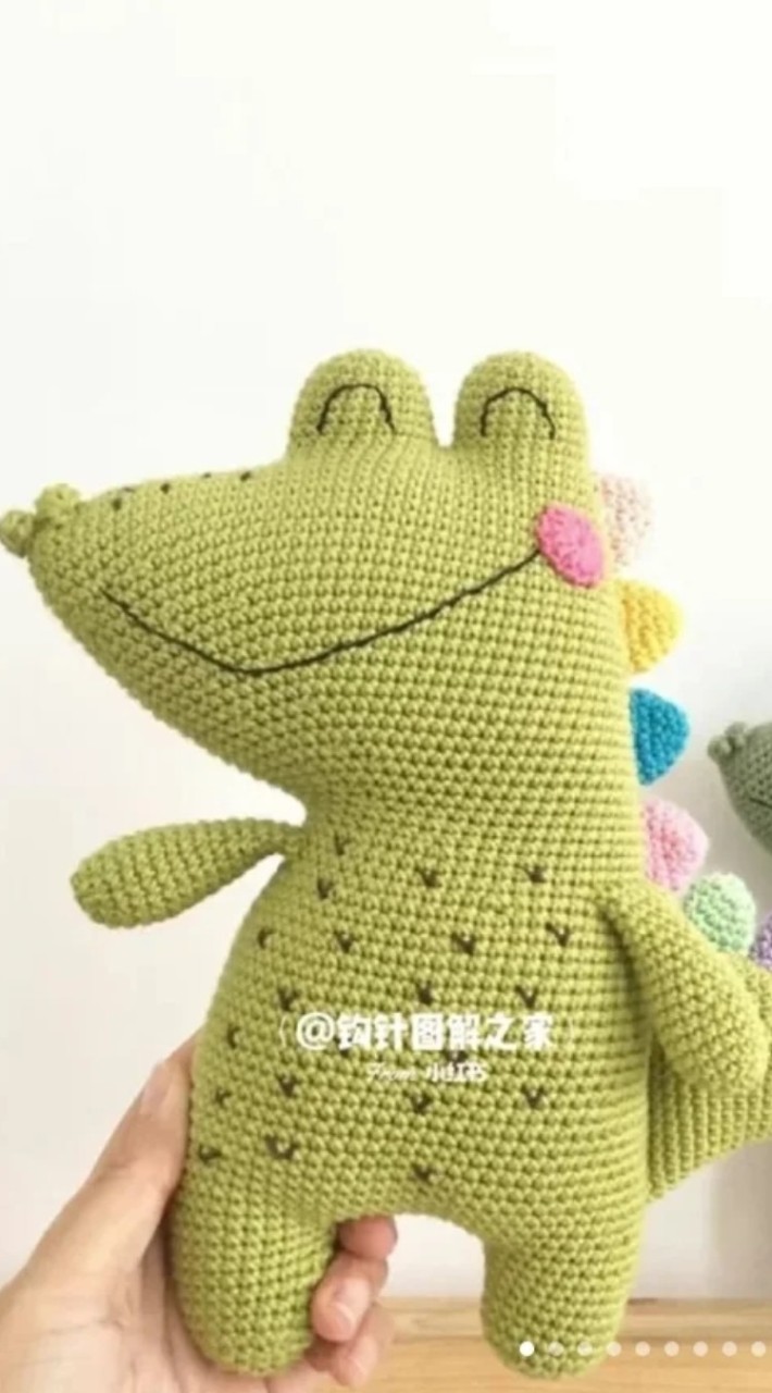［葉貓子手作］Q版側臉鱷魚