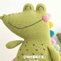 ［葉貓子手作］Q版側臉鱷魚