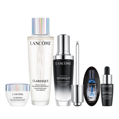 註: 本商品將於6/4起開始出貨 超未來肌因賦活露 50ml(正產品) 超極光活粹晶露 150ml(正產品) 超未來肌因賦活露 7ml 超進化肌因活性安瓶 4ml NEW超極光亮白彈嫩保濕霜 15ml