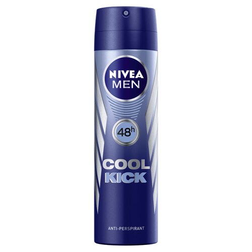 妮維雅NIVEA 止汗爽身噴霧-瞬間酷涼 男士專用 150ml【康鄰超市】