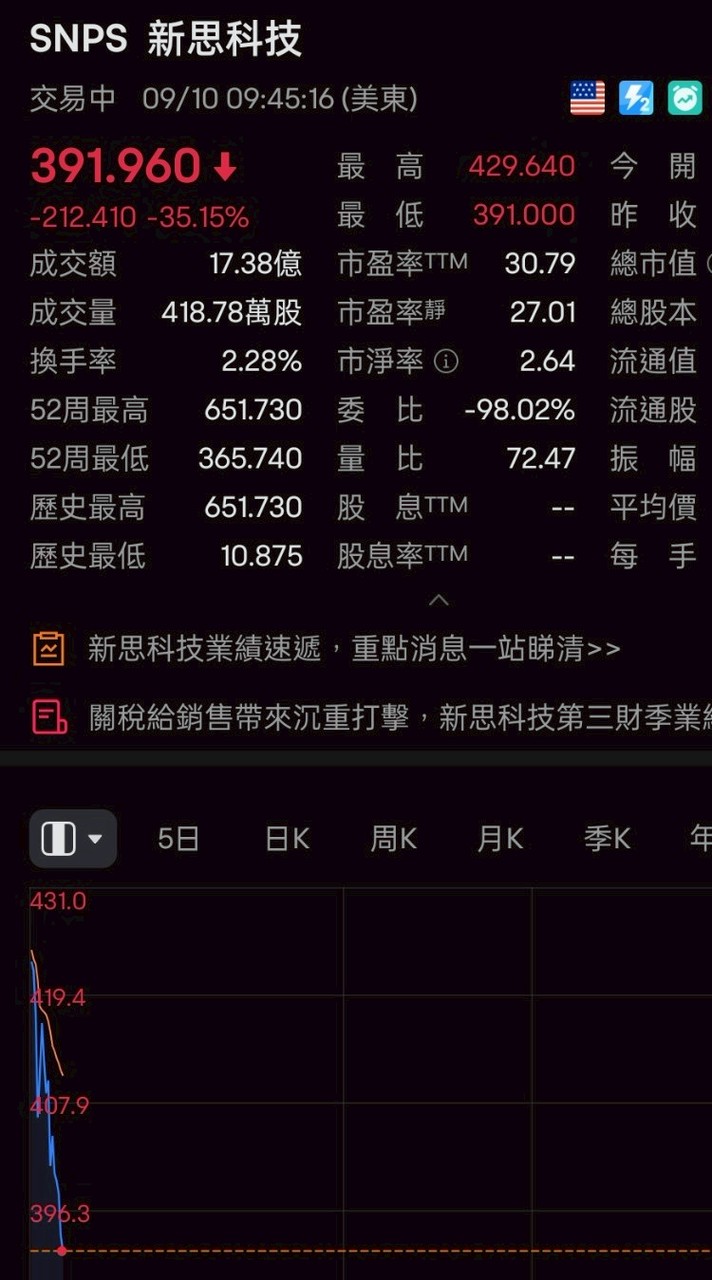 SNPS Synopsys 新思怪人群