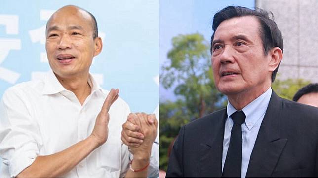 圖／翻攝自馬英九、韓國瑜臉書