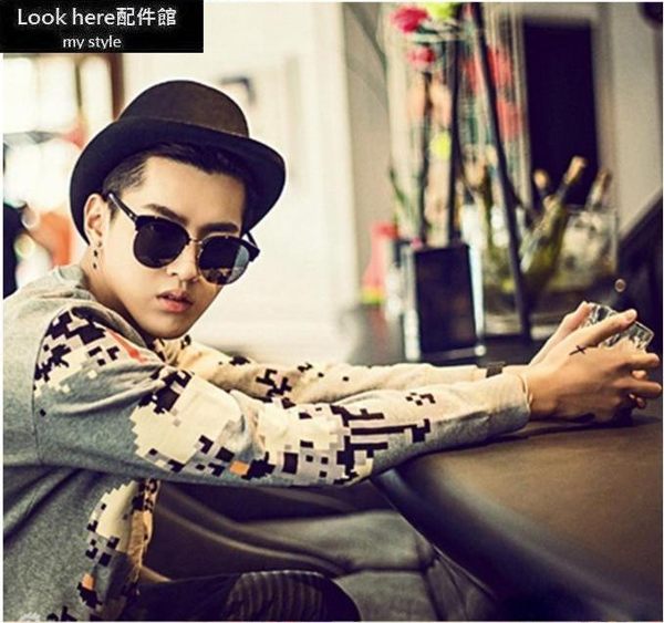 V牌同款墨鏡 Gentle monster同款潮流大框太陽眼鏡【B033】 韓版超夯太陽鏡 GM百搭墨鏡 半框貓眼