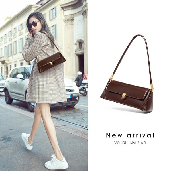 側背包 小ck網紅包包新款潮百搭手提包法棍包時尚女包側背腋下包 韓美e站