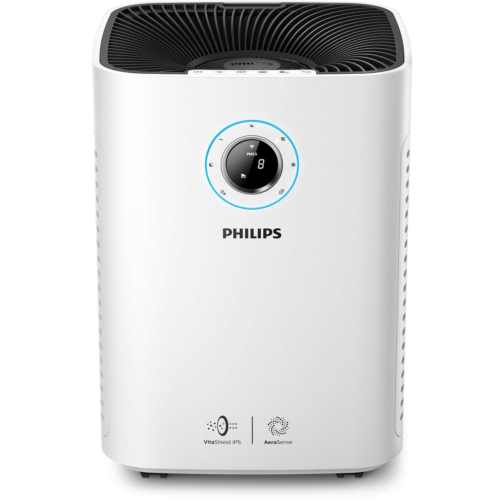 【PHILIPS 飛利浦】奈米級 抗敏 空氣清淨 AC5659/80商品特色可濾除到0.003微米氣體偵測：有氣體感應器，可精準偵測有害氣體指數 (有害氣體 甲苯等/ 異味 )無線連網APP支持: 7