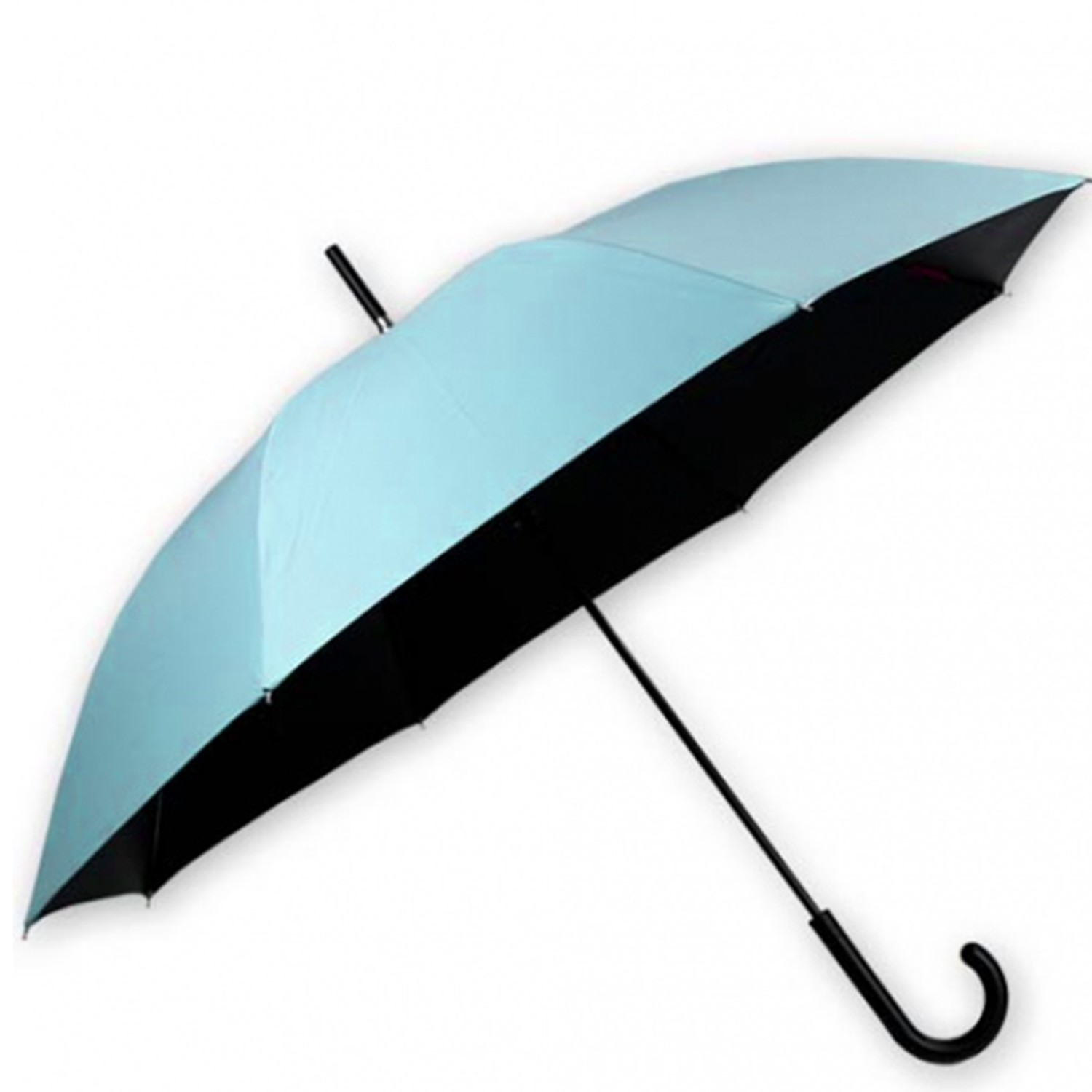 雨傘王 - BigRed 輕巧無敵自動直傘-水藍 ((65cm*8k))-終生維修