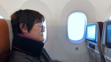 旅行頸枕●GreySa格蕾莎全家福旅行頸枕-旅行必備(泰國航空)